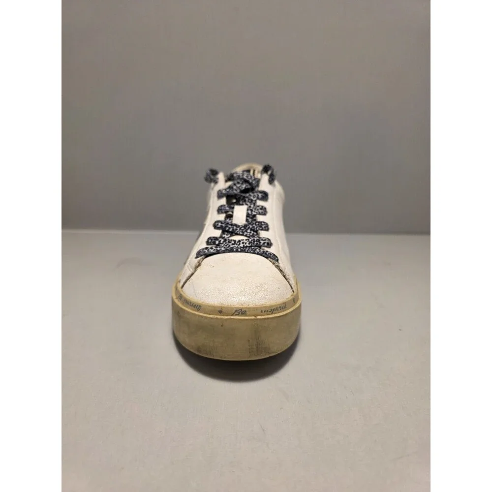 Shu Shop  Reba Pink Glitter Silver Star Low Top Sneakers - Women's size 9